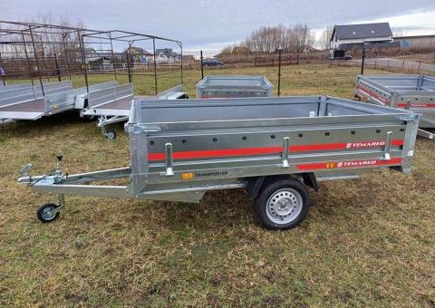 Przyczepa 1 osiowa TRANSPORTER TEMARED 254x151x40cm DMC 750 kg - 3