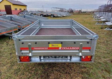 Przyczepa 1 osiowa TRANSPORTER TEMARED 254x151x40cm DMC 750 kg - 5