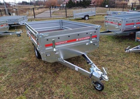 Przyczepa 1 osiowa TRANSPORTER TEMARED 254x151x40cm DMC 750 kg - 7