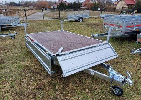 Przyczepa 1 osiowa TRANSPORTER TEMARED 254x151x40cm DMC 750 kg - 8