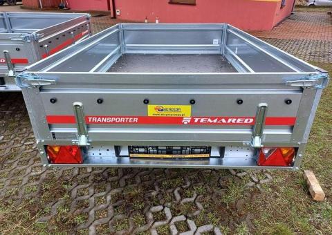 Przyczepa 1 osiowa TRANSPORTER TEMARED 254x151x40cm DMC 750 kg - 10