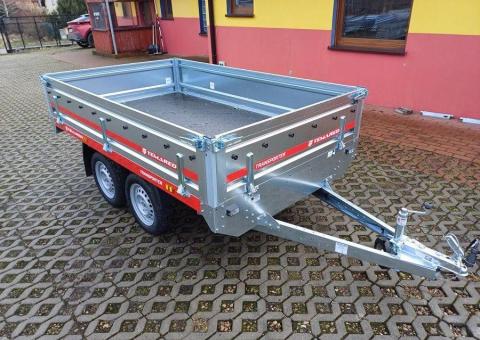 Przyczepa 2 osiowa TRANSPORTER TEMARED 254x151x40cm - 3