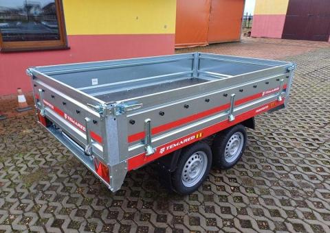 Przyczepa 2 osiowa TRANSPORTER TEMARED 254x151x40cm - 5