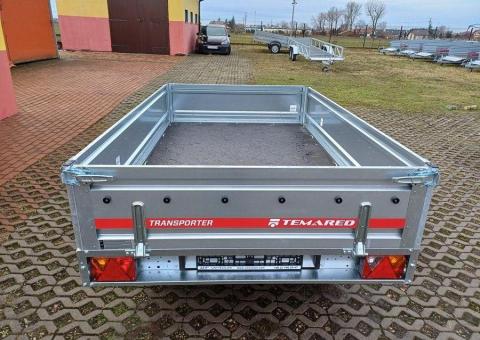 Przyczepa 2 osiowa TRANSPORTER TEMARED 254x151x40cm - 8