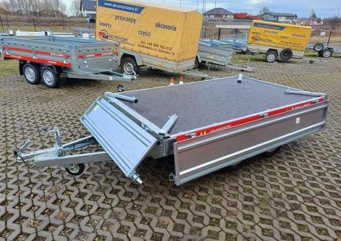 Przyczepa 2 osiowa TRANSPORTER TEMARED 254x151x40cm - 9