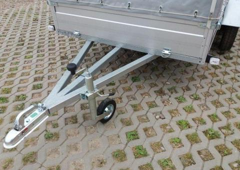 PRZYCZEPA DWUOSIOWA  325x145x35 RYDWAN EURO C-750 G3 Otwierana przednia burta i plandeka - 5