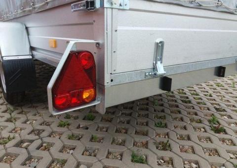 PRZYCZEPA DWUOSIOWA  325x145x35 RYDWAN EURO C-750 G3 Otwierana przednia burta i plandeka - 7