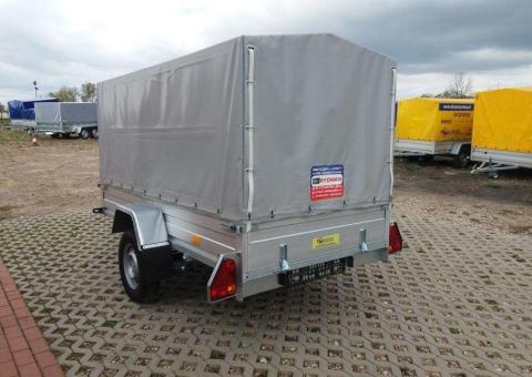 PRZYCZEPA EURO A-750 E2 265x125x35 OTWIERANA BURTA Z PRZODU I PLANDEKA - 2