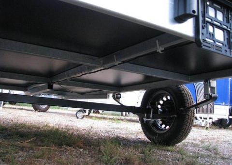 PRZYCZEPA EURO A-750 E2 265x125x35 OTWIERANA BURTA Z PRZODU I PLANDEKA - 4