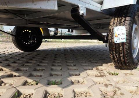 PRZYCZEPA EURO A-750 E2 265x125x35 OTWIERANA BURTA Z PRZODU I PLANDEKA - 5