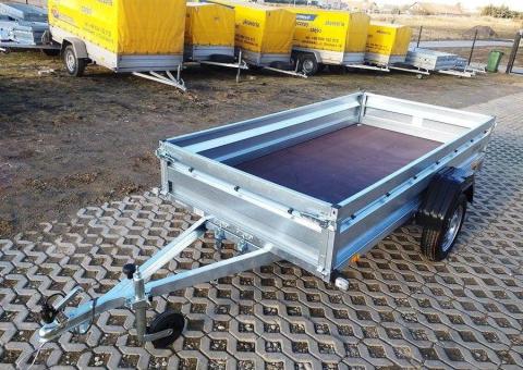 Przyczepa towarowa jednoosiowa ZASŁAW model 265SU 265x132x35 - 2