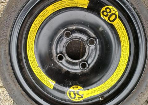 Koło dojazdowe Continental 4x100 105/70/14 84M Et 42 SEAT VW - 2