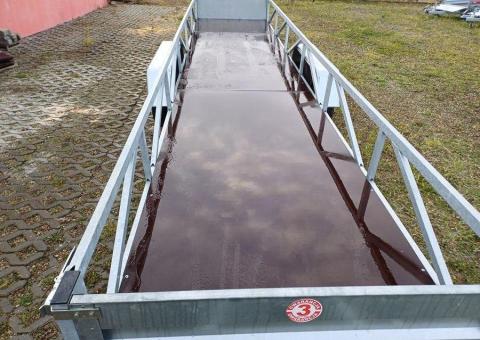 Sprzedam przyczepę dłużycę 2 osiowa 612 cm x 124 cm x 40 cm - 3