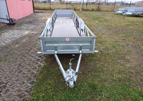 Sprzedam przyczepę dłużycę 2 osiowa 612 cm x 124 cm x 40 cm - 4