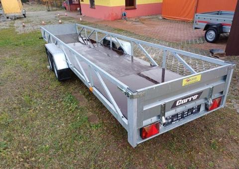 Sprzedam przyczepę dłużycę 2 osiowa 612 cm x 124 cm x 40 cm - 7