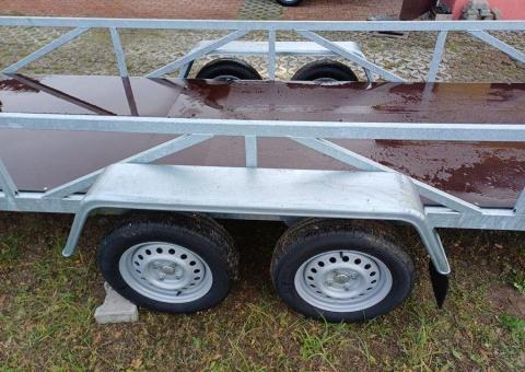 Sprzedam przyczepę dłużycę 2 osiowa 612 cm x 124 cm x 40 cm - 8
