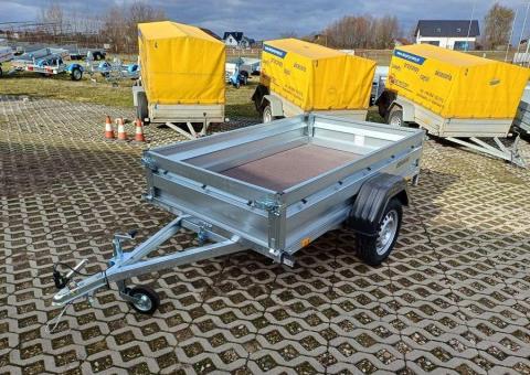 Sprzedam przyczepę towarową jednoosiową ZASŁAW 205SU 205x122x35 - 2