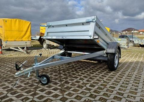 Sprzedam przyczepę towarową jednoosiową ZASŁAW 205SU 205x122x35 - 6