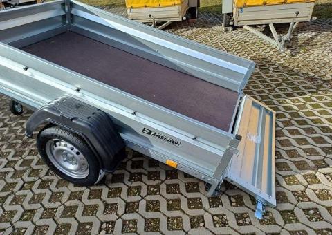 Sprzedam przyczepę towarową jednoosiową ZASŁAW 205SU 205x122x35 - 7