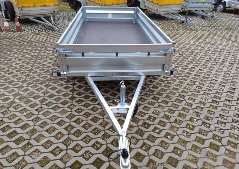 Sprzedam przyczepę towarową dwuosiową ZASŁAW model 265T 265x132x35 - 4