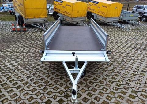 Sprzedam przyczepę towarową dwuosiową ZASŁAW model 265T 265x132x35 - 7