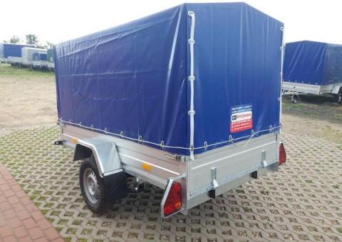 Sprzedam przyczepę RYDWAN EURO A-750 otwierana przednia burta i plandeka - 4